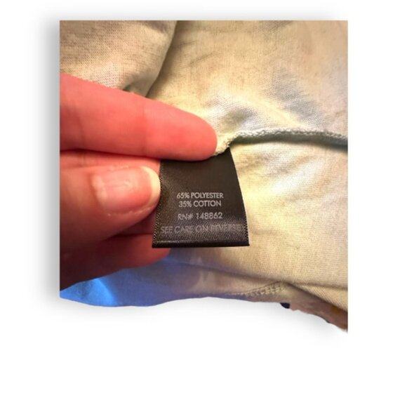 Women’s torrid 1 Pale Blue Girlfriend Signature Jersey V-Neck Tee 14 16 1X 1XL - Picture 10 of 11